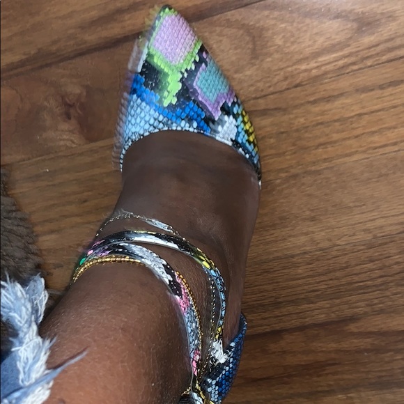 Multi color wedges / heels - Picture 7 of 7